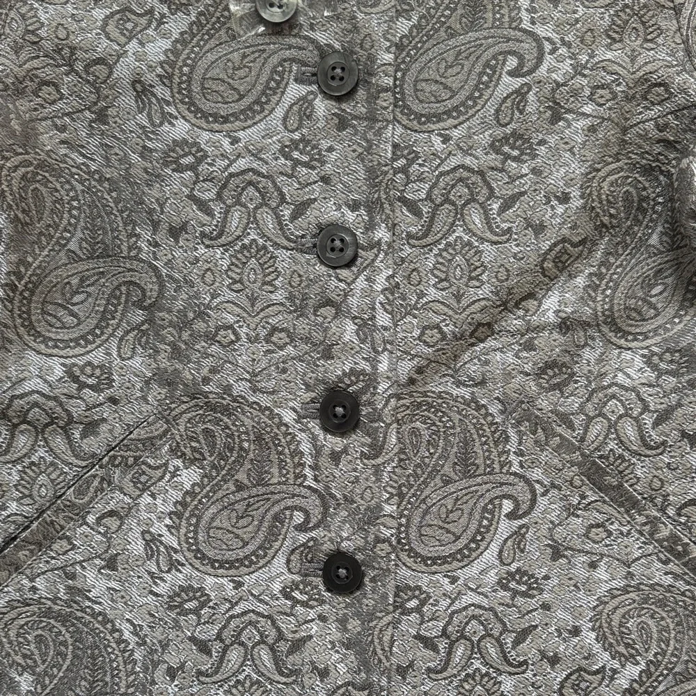 New With Tags Gymboree Paisley Coat with Black Velvet Collar